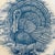 Royal Stafford English Blue & White Transferware Turkey Thanksgiving Dinner Plates - Set of 6 For Sale - Image 4 of 6