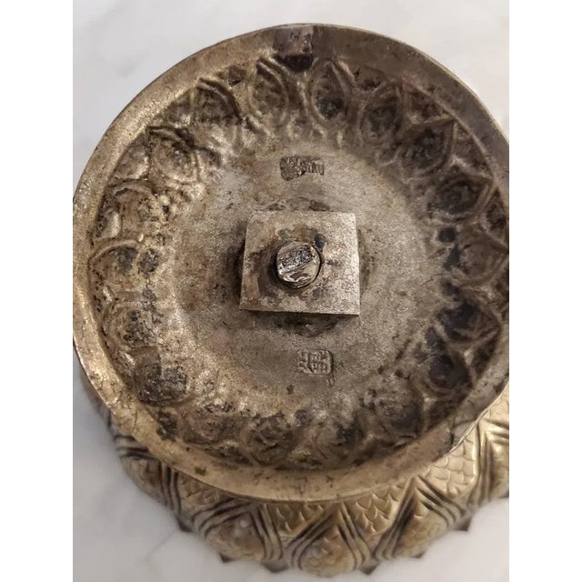 19th Century Solid Silver Niello Bowl For Sale - Image 9 of 11
