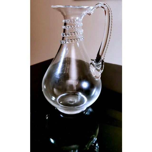 Mid 20th Century Vintage Murano Blown Glassware Set With Applied Decorations- 36 Pieces For Sale - Image 5 of 13