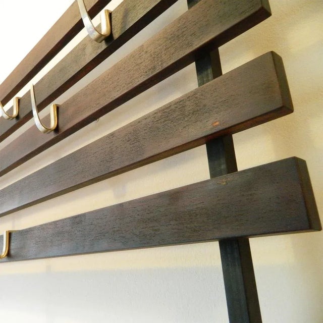 Carl Auböck First Series Wall Wardrobe by Carl Auböck for Werkstätte, 1950s For Sale - Image 4 of 9