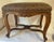 French Carved Wood Upholstered Bench For Sale - Image 9 of 10