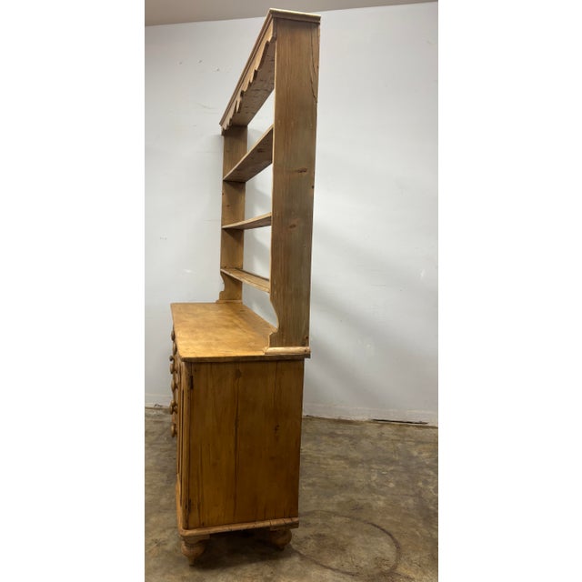 19th Century English Pine Dresser For Sale - Image 4 of 8