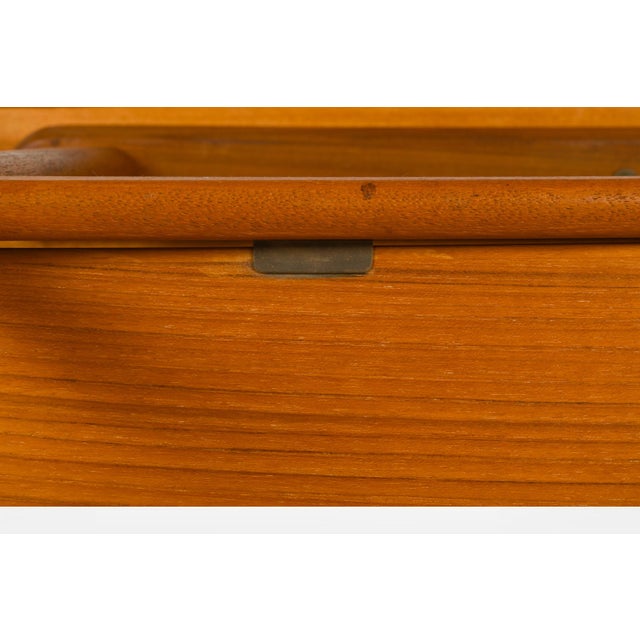 Danish Modern Teak Side Table Lower Shelf Attributed to Moreddi 1960s For Sale - Image 11 of 11