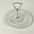 Transparent Mid 20th Century Hollywood Regency Boho Chic Glass Diamond Point Bon Bon Plate. For Sale - Image 8 of 8