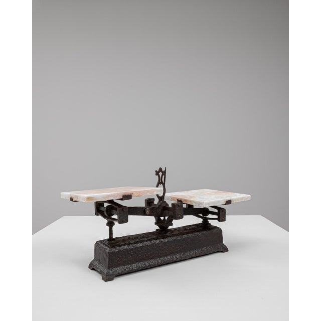 French 19th Century French Iron & Marble Scale For Sale - Image 3 of 18