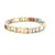 Contemporary Vintage 14k Yellow Gold Multi Semi-Precious Colored Stone Link Bracelet For Sale - Image 3 of 5