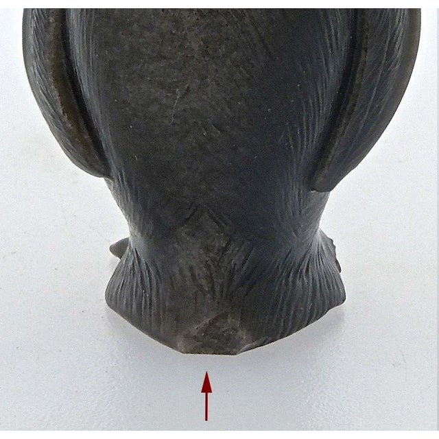 Figurative Antique Carved Gemstone Penguin Figurine with Diamond Eyes - Idar Oberstein or Possibly Russian For Sale - Image 3 of 13