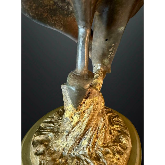 Late 20th Century Llewellyn Davies Signed Limited Edition Bronze Triple Toucan Sculpture - 4/20 For Sale - Image 4 of 6