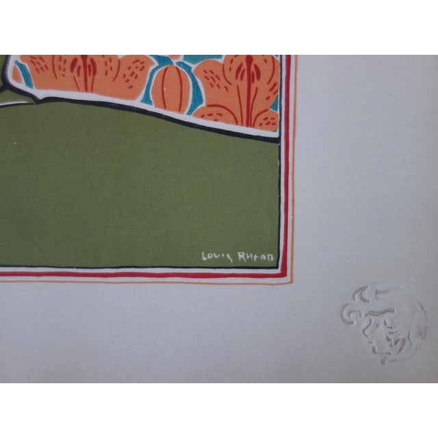 Louis John Rhead, Jane, Original Lithograph For Sale - Image 5 of 6