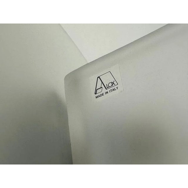 Italian Murano Glass Wall Lamps Alox, 1980s, Set of 2 For Sale - Image 10 of 12