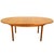 1960s Mid Century Modern Danish Style Teak Butterfly Leaf Extending Dining Table 1960 For Sale - Image 5 of 11