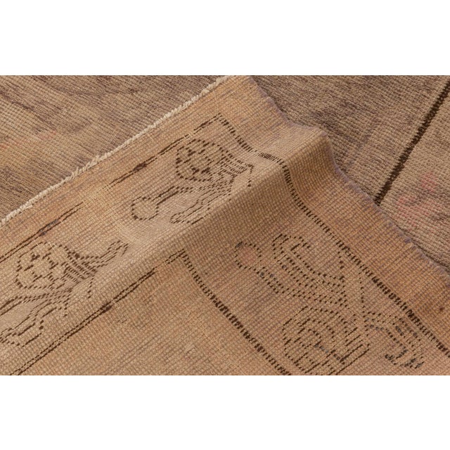 Doris Leslie Blau Midcentury Samarkand Handmade Wool Rug For Sale In New York - Image 6 of 7