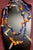 Mid 20th Century Vintage Navajo Native American Style, Lapis and Coral Shell Necklace, Sterling Silver Hollowed Body ‘Navajo Pearls’ and Silver Feathered Accents. For Sale - Image 5 of 7