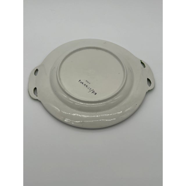 Shabby Chic Lovely Vintage Italian Platter 13” For Sale - Image 3 of 12