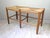 A rustic vintage wooden bench with woven seagrass bench top. A perfect seating option for a mudroom, bedroom, closet or...