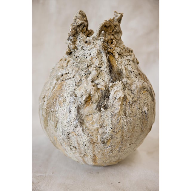 Ceramic Fragment Moon Vase -Fubuki I Handmade One of a Kind For Sale - Image 7 of 10