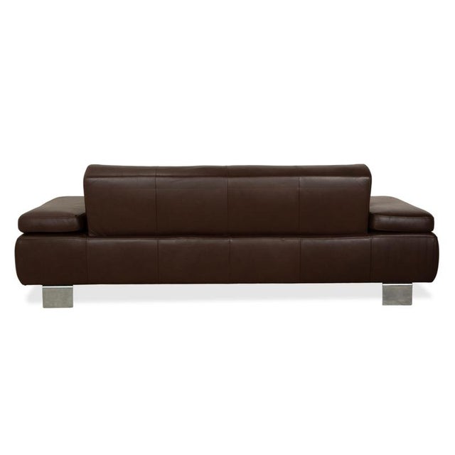 Taboo 3-Seater Sofas in Brown Leather from Willi Schillig, Set of 2 For Sale - Image 16 of 18