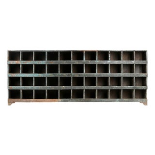 Workshop Furniture in Wood with 44 Compartments For Sale