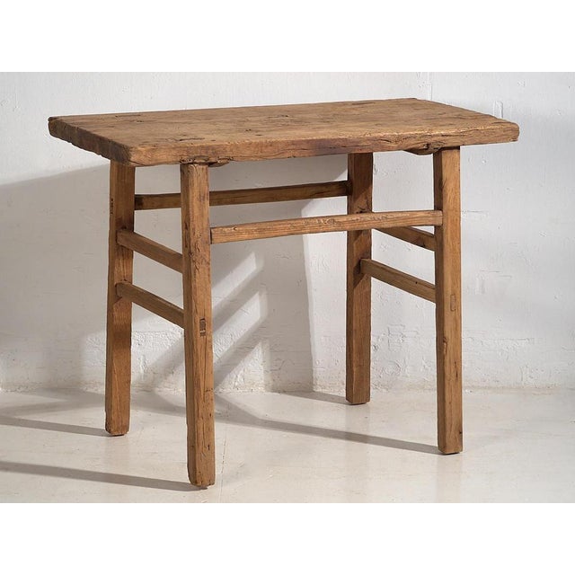 Antique Wooden Console Table, 1920 For Sale - Image 10 of 14