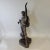 Metal Victorian Elkington & Co. 32" Bronze Warrior King Statue Sculpture, C. 1860–1880 For Sale - Image 7 of 18
