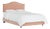 Full Ashland Bed in Titan Pink Champagne For Sale