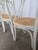 Vintage Dining Chairs in White Wood with Cane Seats, 1970s, Set of 6 For Sale - Image 10 of 18