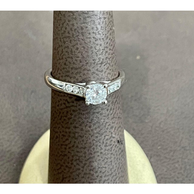 0.75 Carat Diamond Traditional Ring/Band 14 Karat White Gold For Sale - Image 14 of 18