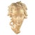 Italian Terracotta Female Head Wall Relief, 1950s For Sale - Image 6 of 6