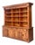 Late 20th Century Ralph Lauren Home English Country Knotty Pine Bookcase Display Hutch For Sale