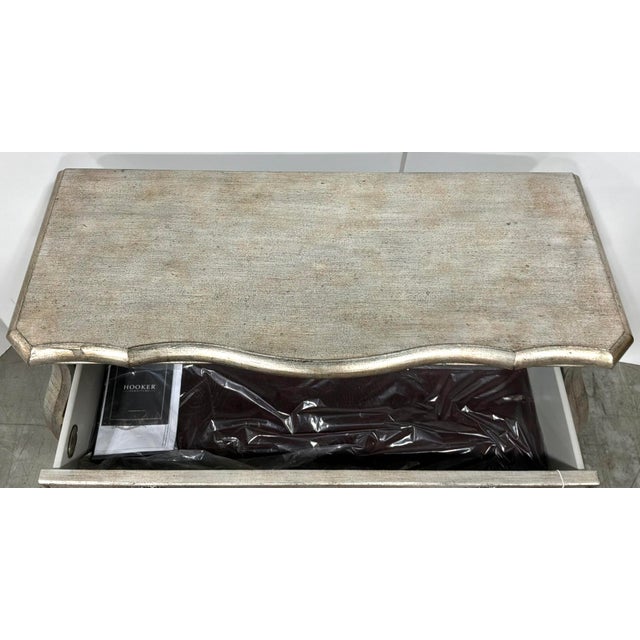 Hooker Hooker Traditional Antique Silver Sanctuary Nightstands Pair For Sale - Image 4 of 9