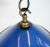 Blue Industrial Blue Enamel Factory Pendant Lamp, 1950s For Sale - Image 8 of 18