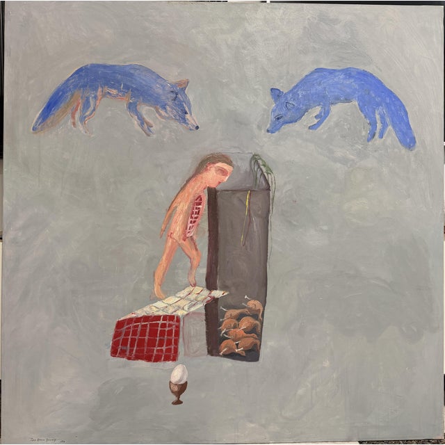 Pablo Alonso Herraiz, Composition, 1996, Oil on Canvas For Sale - Image 7 of 7