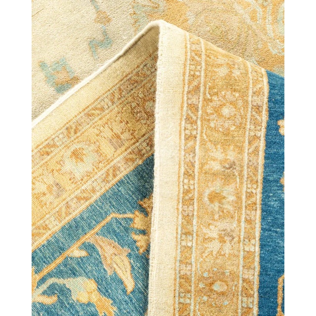 Vintage Moroccan Hand Knotted Wool Area Rug, Ivory - 8'1" X 10'1" For Sale In New York - Image 6 of 9