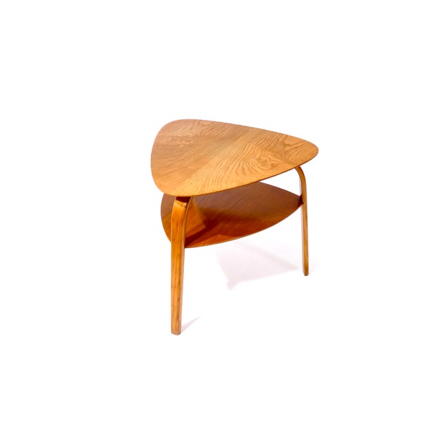 Vintage French Side Table by Hugues Steiner, 1950 For Sale - Image 14 of 16