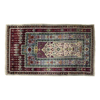 Vintage Hand-Woven Baluch Prayer Rug, 1960s For Sale
