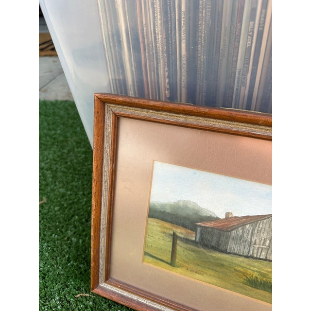 Up for consideration is a beautiful landscape framed painting of a house. This would look lovely in your home and it is a...