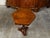 Wood English 19th Century Walnut Pedestal Side Table with Carved Grapes and Dolphins For Sale - Image 7 of 10
