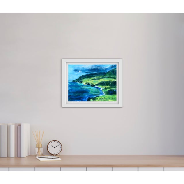 Maui Coast, Modern Impressionist Acrylic Painting Seascape For Sale - Image 10 of 10