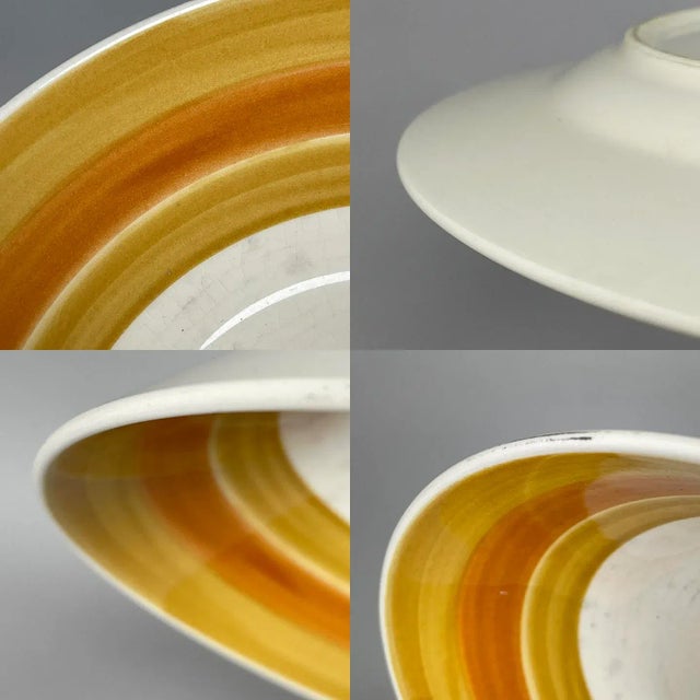 Vintage 1970s Japanese Royal M Capri Charger & Serving Bowl Set - 2 Pieces For Sale - Image 12 of 13