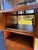 Henredon Solid Red Oak Corner Curio Cabinet For Sale In South Bend - Image 6 of 10