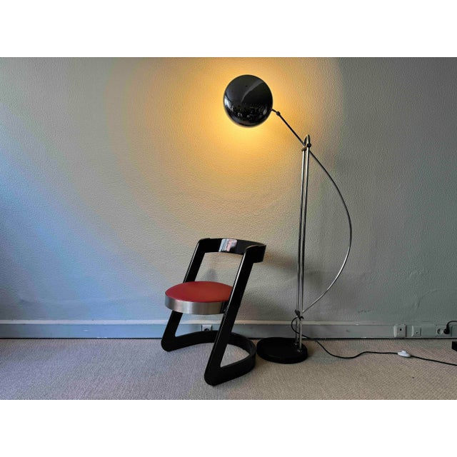 Arc Floor Lamp attributed to T-Pons, Spain, 1970s For Sale - Image 11 of 17