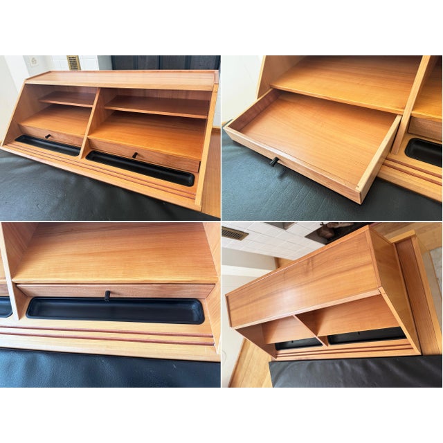 Bernini Rare Sesamo Pop Up Desk / Secretary by Gianfranco Frattini for Bernini, 1981 For Sale - Image 4 of 15