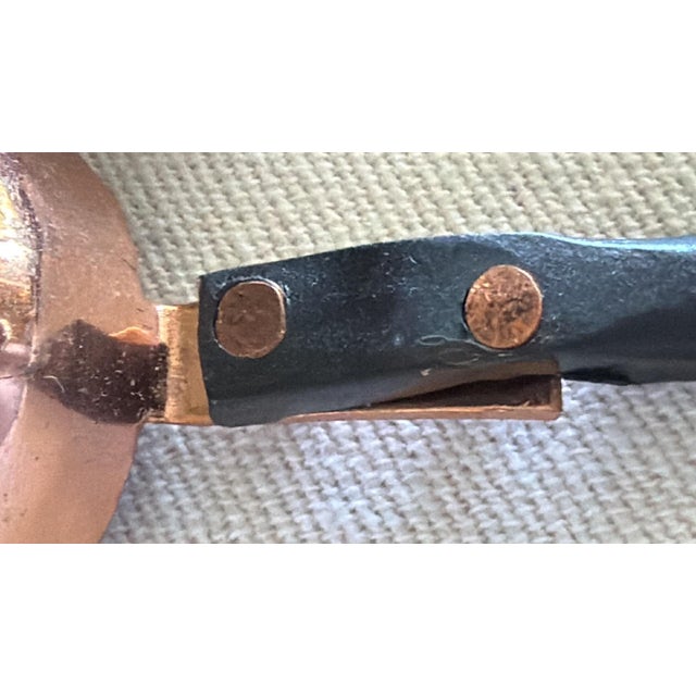Rustic Cabin Core Copper Measuring Spoons W/ Hand Forged Handles Lodge Farmhouse Styles For Sale - Image 6 of 11