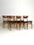 Danish Dining Chairs – Oak/Teak, 1960s A refined set of Danish dining chairs from the 1960s, showcasing classic...