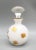 Vintage White & Gold Hand-Painted Floral Glass Perfume Bottle – Victorian Style For Sale - Image 9 of 10