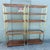 Palm Beach Chic Rattan Cane and Gold Etageres - A Pair For Sale - Image 10 of 10