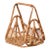 Mid-Century Italian Albini-Style Bamboo Magazine Basket For Sale