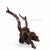 Vintage Organic Modern Driftwood Side Table With Acrylic Top, Mid-Century For Sale - Image 14 of 18