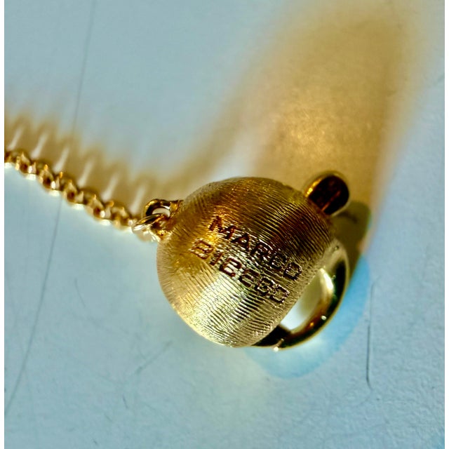 Transparent Late 20th Century Marco Bicego Yellow 18k Gold and Diamond Necklace For Sale - Image 8 of 13