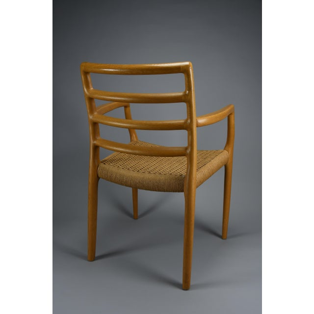 Model 68 Armchair in Oak and Papercord by Niels Otto Møller for J.L. Møllers Møbelfabrik, 1981 For Sale - Image 17 of 18